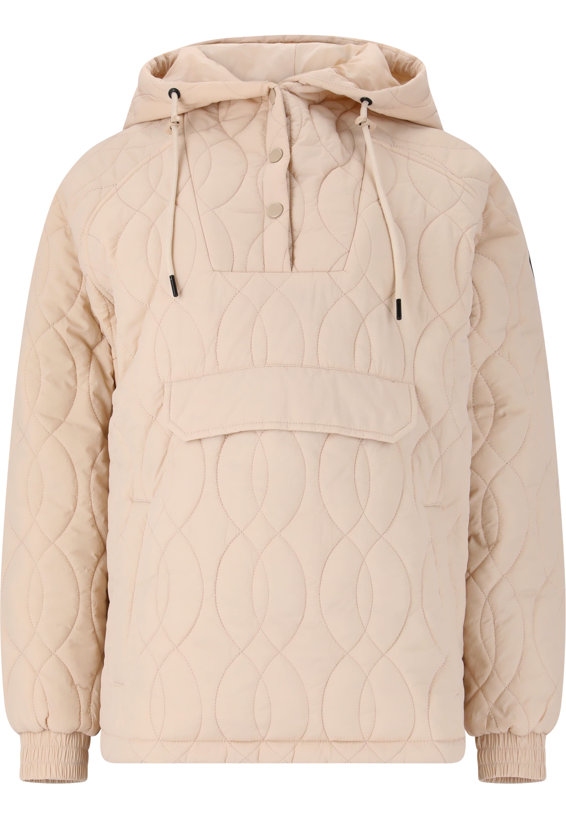Weather Report Steppjacke 'Valeria' in Beige: Vorderseite