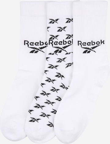 Chaussettes Reebok en blanc : devant