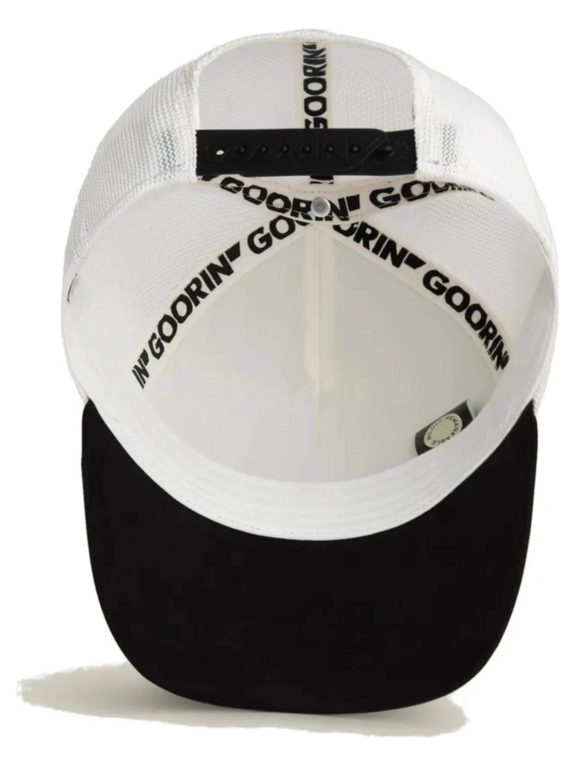 GOORIN Bros. - Boné 'Gorra goorin bros blanca pantera suede black panther trucker cap' em branco