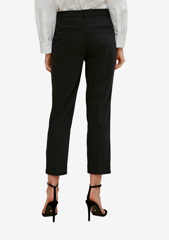 Coupe slim Pantalon chino COMMA en noir