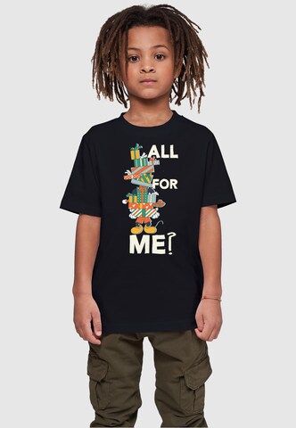 T-Shirt 'Mickey Mouse - Presents All For Me' ABSOLUTE CULT en noir : devant