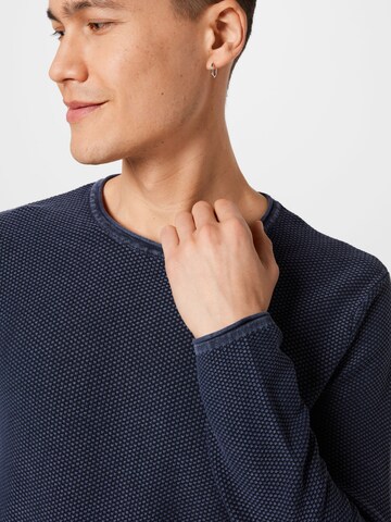 JACK & JONES - Pullover 'SYLVESTER' em azul