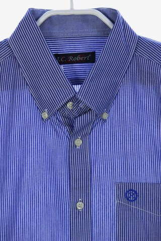 J.C. Robert Button Up Shirt in XL in Blue