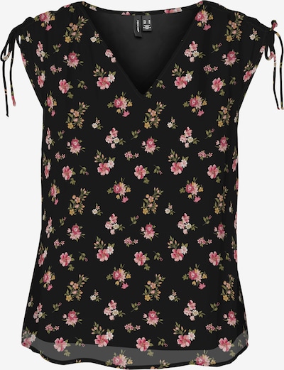 Palaidinė 'VMSMILLA' iš Vero Moda Petite, spalva – alyvuogių spalva / rausvai raudona / ryškiai rožinė spalva / juoda, Prekių apžvalga