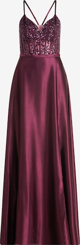 Abito da sera di Vera Mont in rosso: frontale
