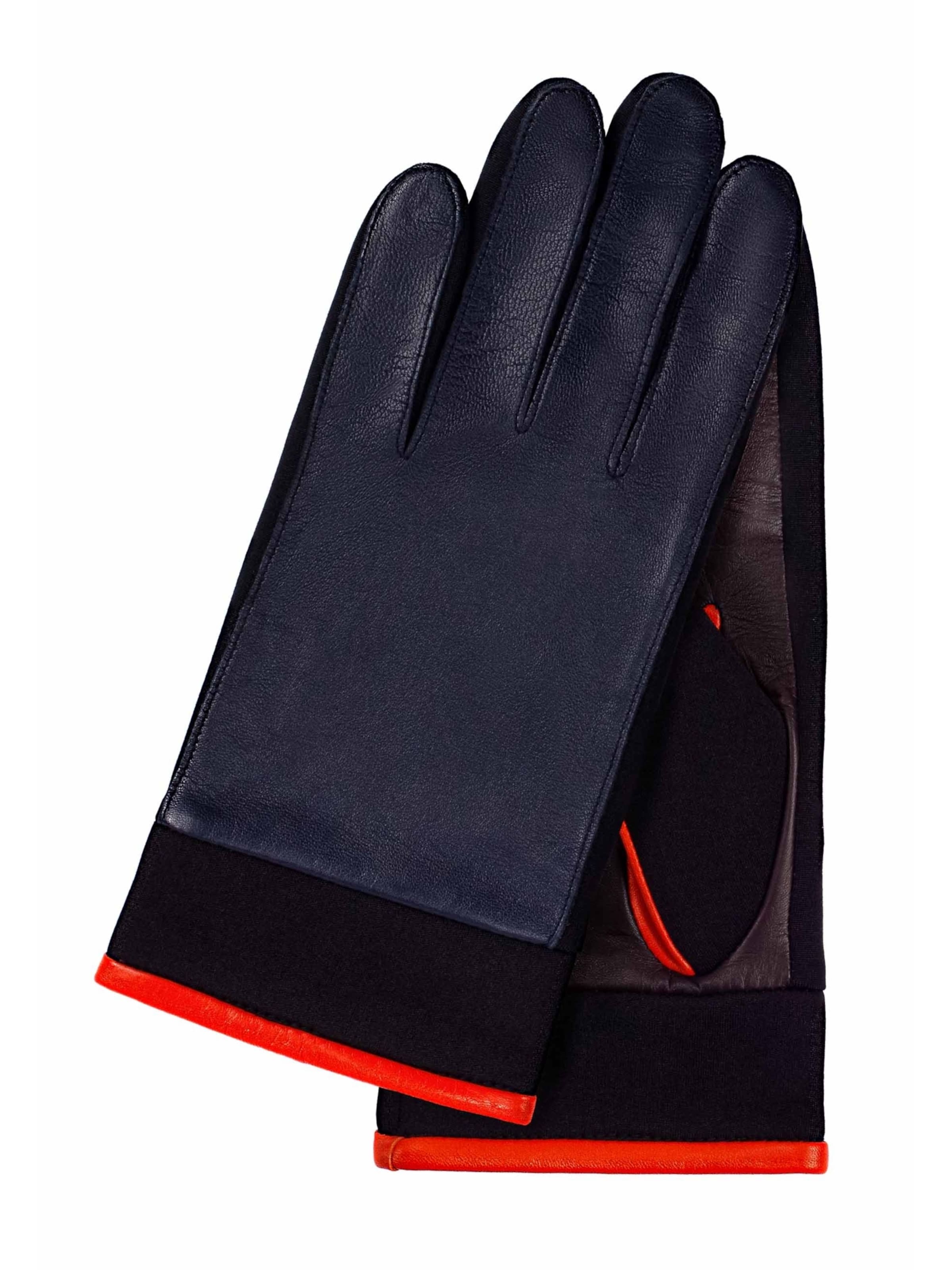 KESSLER Full Finger Gloves in Brown: front