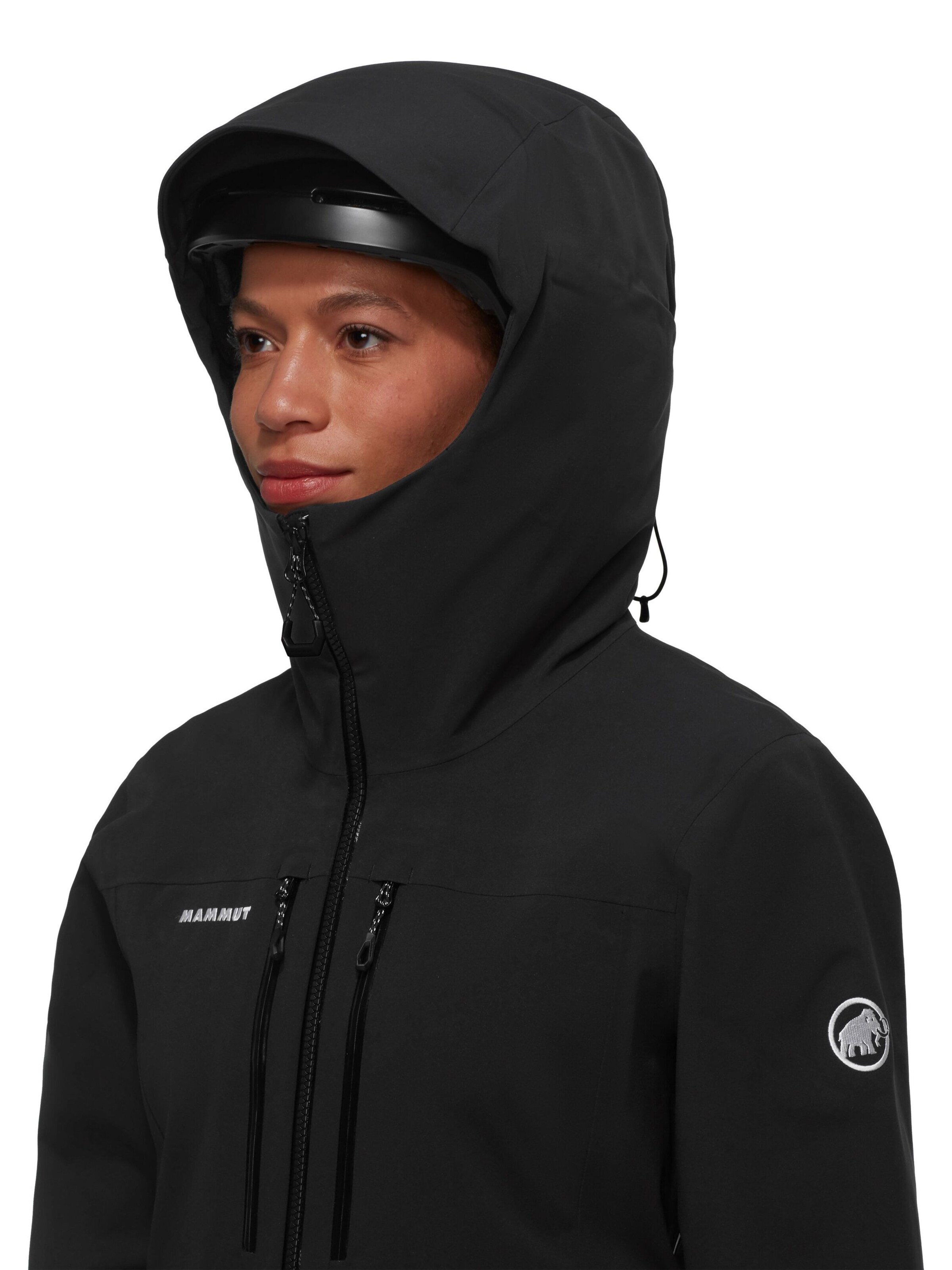 MAMMUT Outdoorjacke 'Stoney' in Schwarz