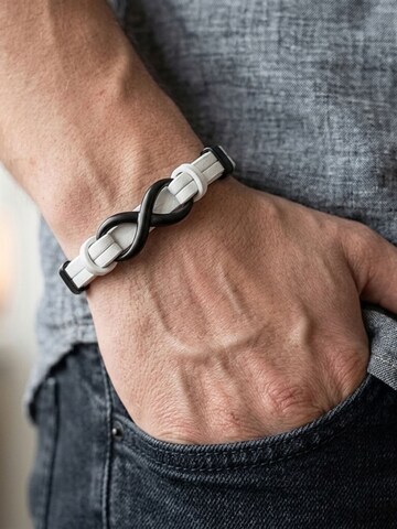 UNIQAL Armband 'INFINITY' in Wit