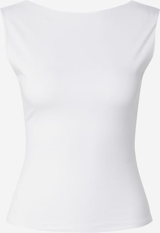 Abercrombie & Fitch Топ в Белый: спереди