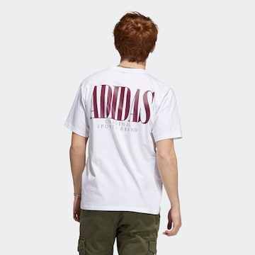 Tricou de la ADIDAS ORIGINALS pe alb