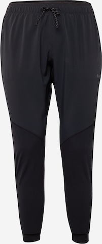 NIKE Regularen Športne hlače | črna barva: sprednja stran