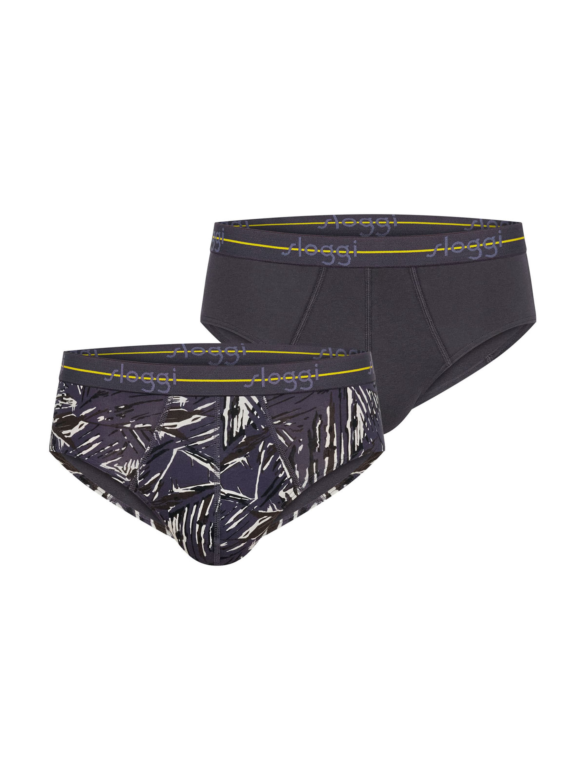 SLOGGI Slip 'Blue Start' in Grijs: voorkant