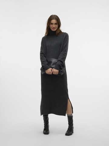 VERO MODA Knit dress 'Boom' in Grey