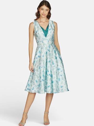 KLEO Cocktail Dress in Blue: front