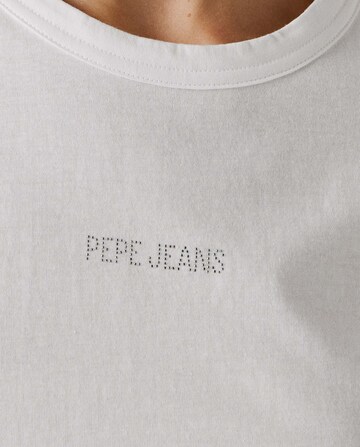 T-shirt 'Mia' Pepe Jeans en blanc