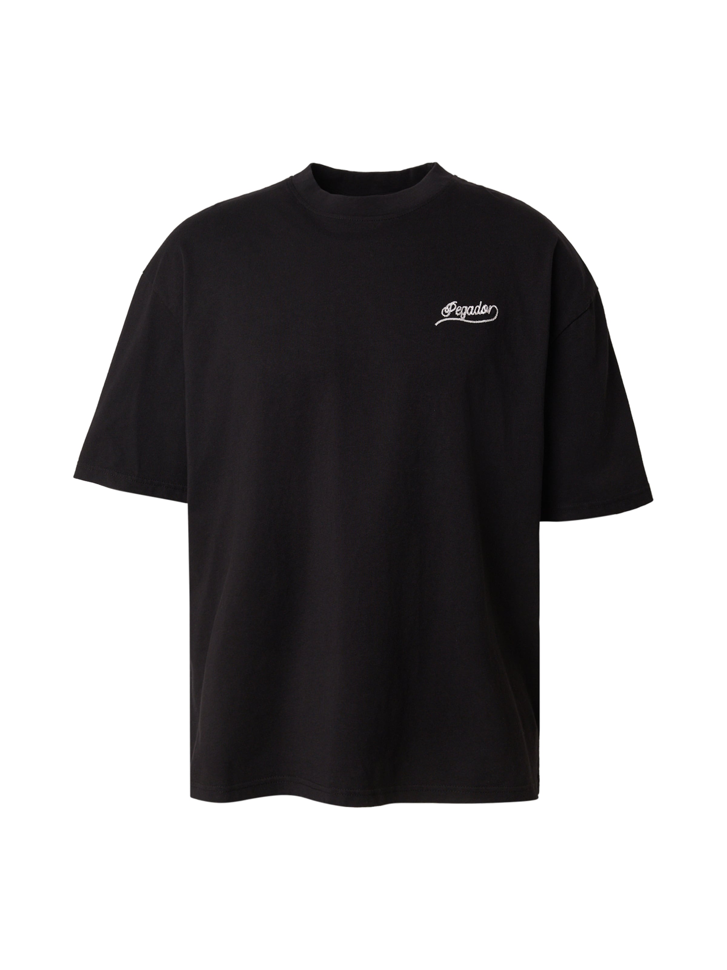 Pegador Tričko 'Stege' - čierna / šedobiela, Produkt