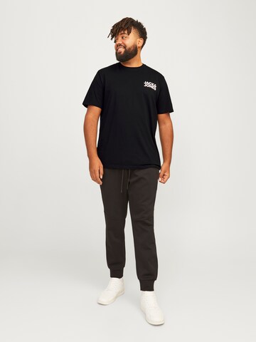 Jack & Jones Plus Póló 'JJECorp' - fekete