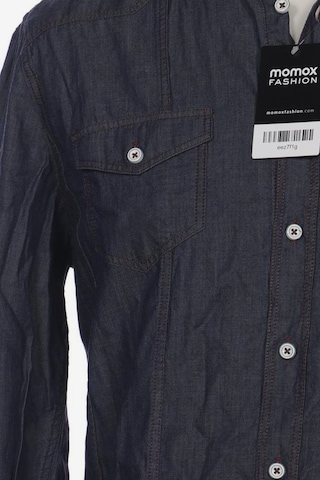 HECHTER PARIS Button Up Shirt in XL in Blue