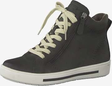 JANA High-Top Sneakers in Green: front