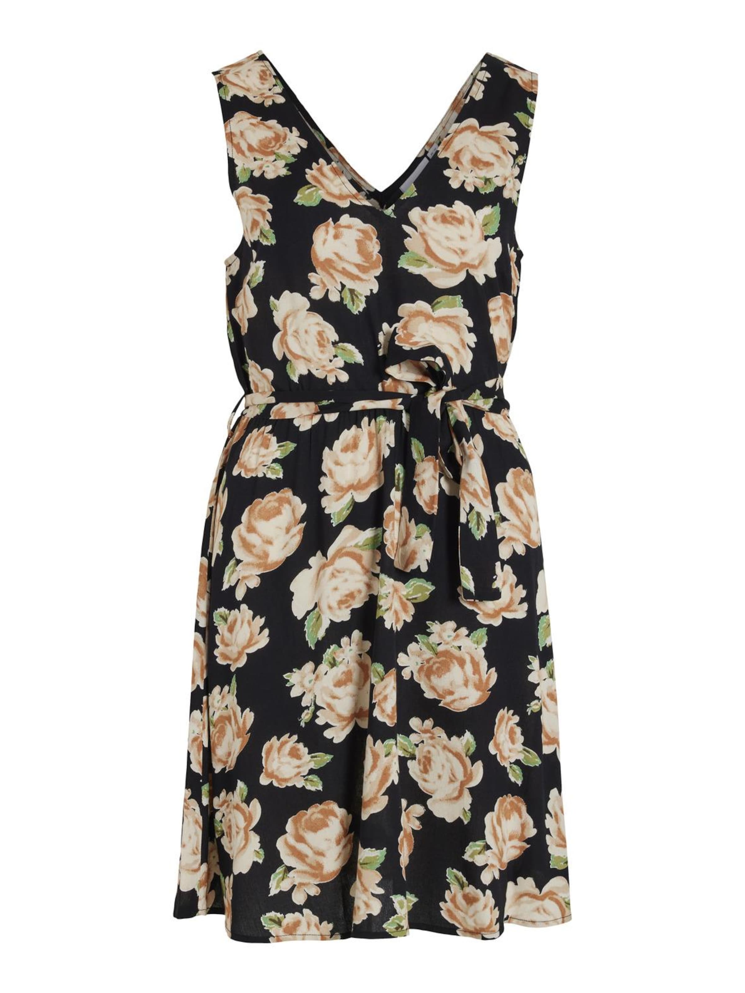 VILA Zomerjurk 'Eve' in Zwart: voorkant