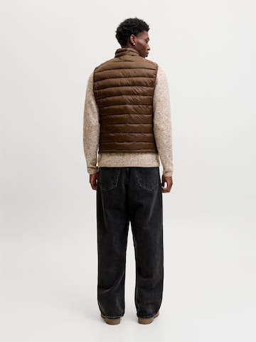 JACK & JONES Weste 'JJEKingsley' in Braun