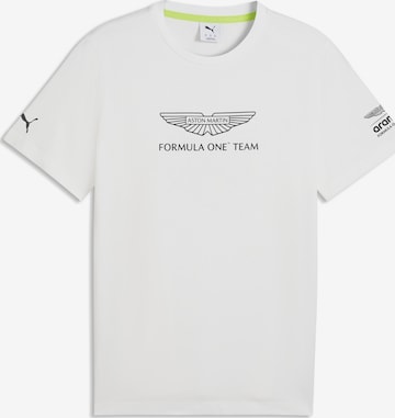 PUMA T-Shirt 'AMF1 Essential' in Weiß: Vorderseite