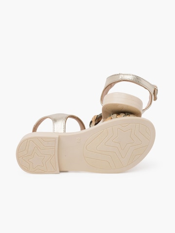 Pisamonas Sandals in Gold