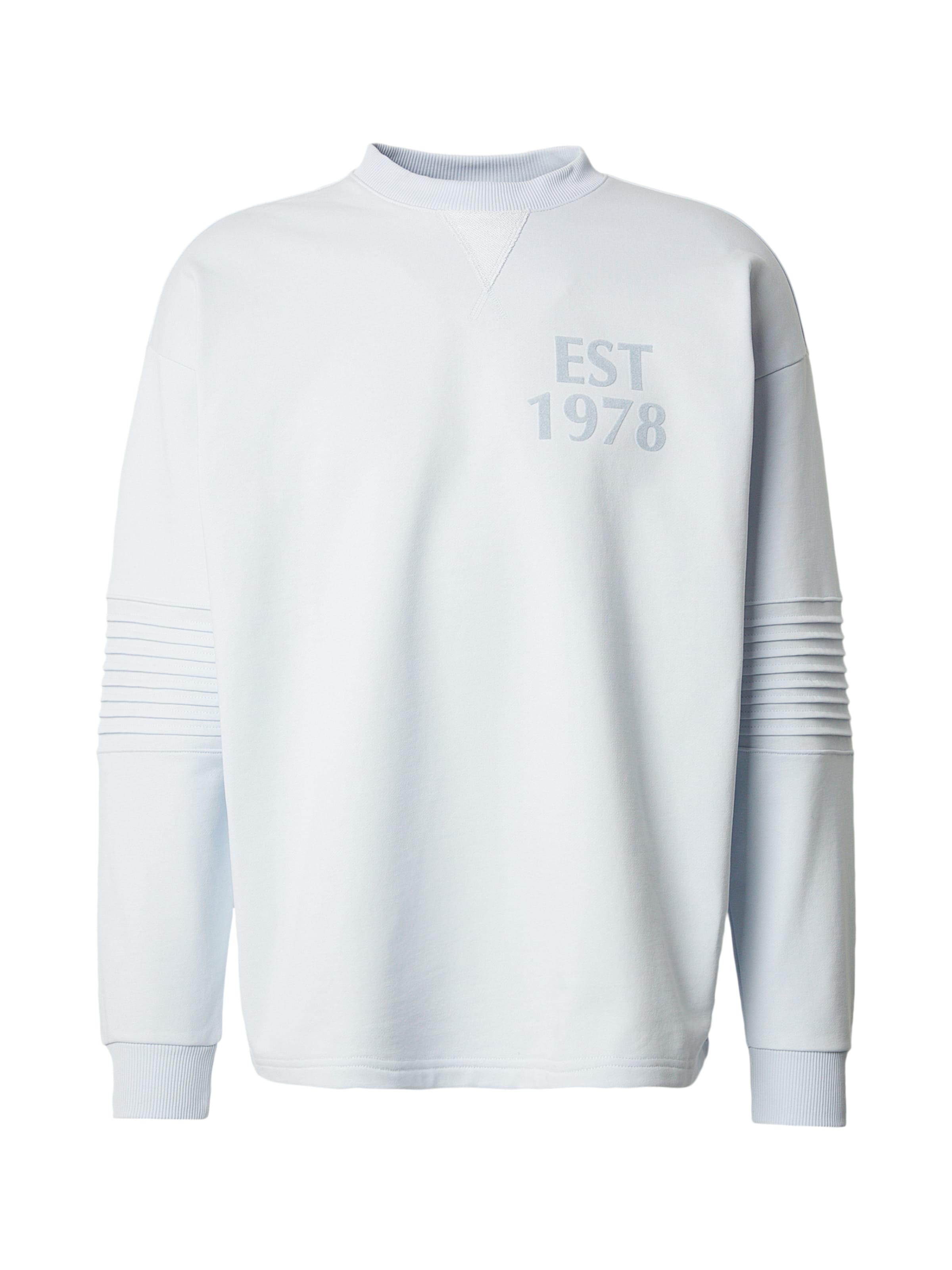 Carlo Colucci Sweatshirt 'Faustini' in Blau: Vorderseite