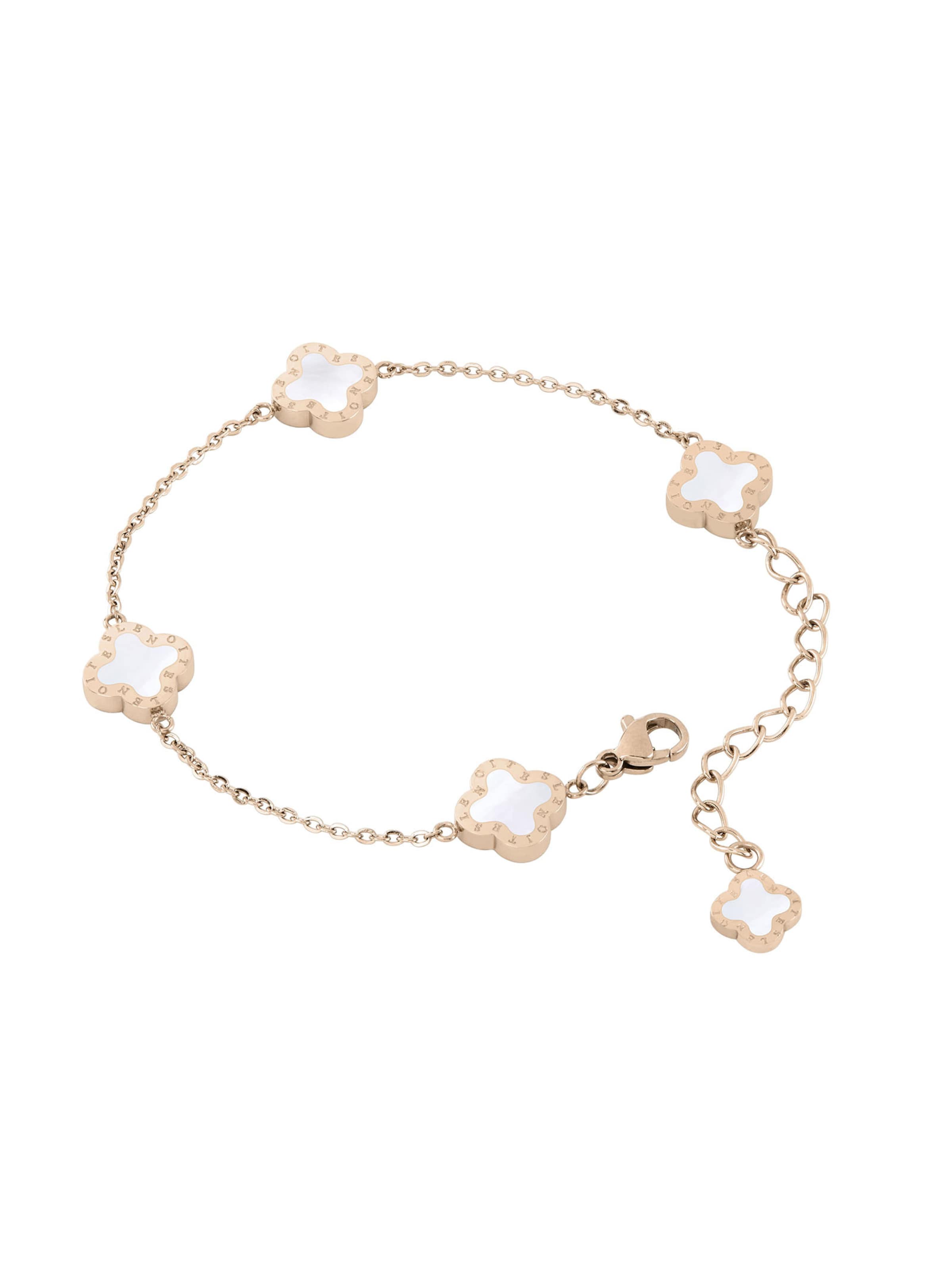 Bracelet 'Leaf Clover' Lenoites en or : devant