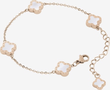 Lenoites Bracelet 'Leaf Clover' in Gold: front