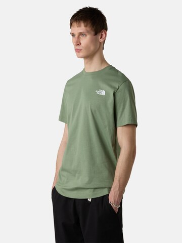 Maglietta 'REDBOX CELEBRATION' di THE NORTH FACE in verde
