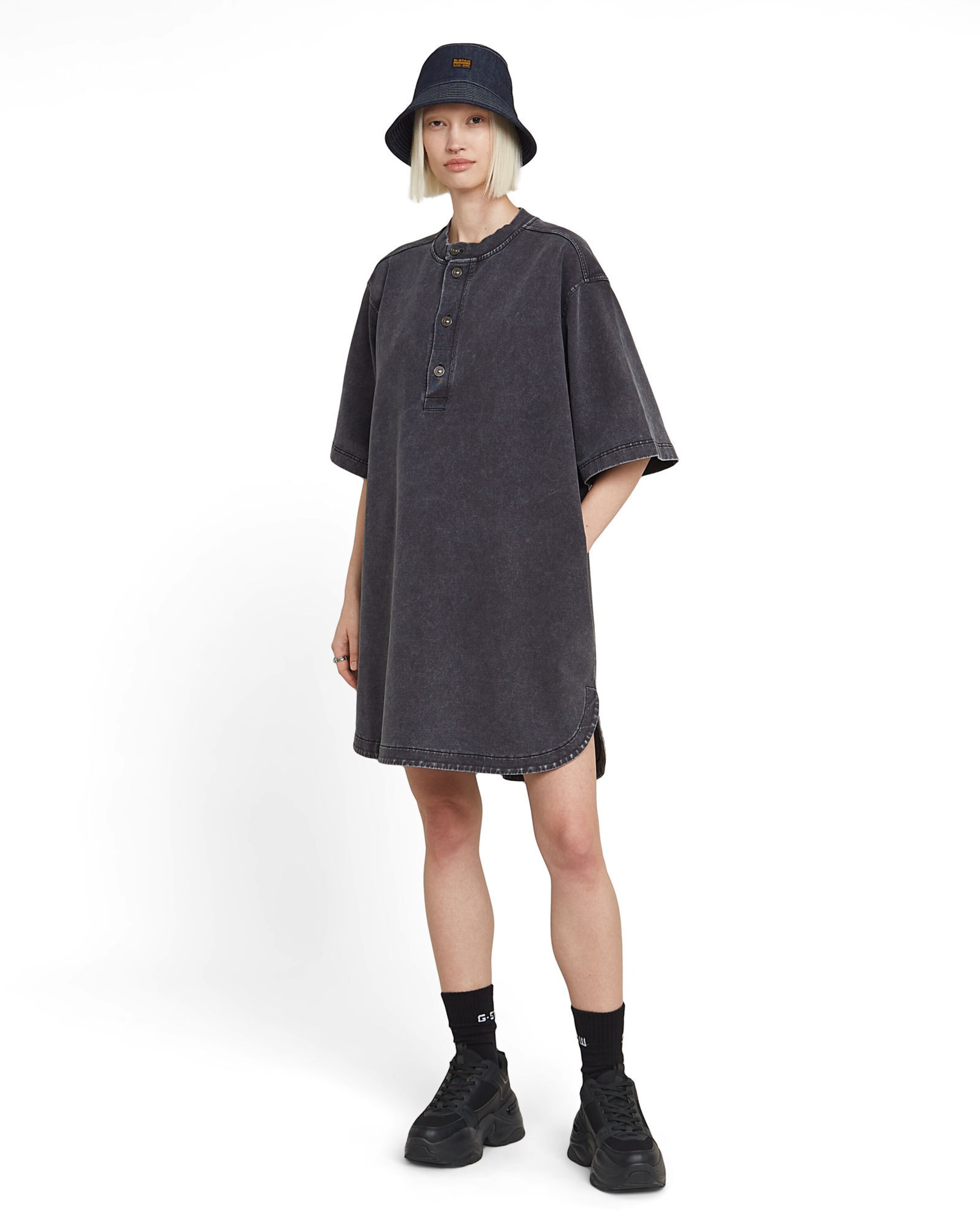 G-STAR Kleid in Schwarz: Vorderseite