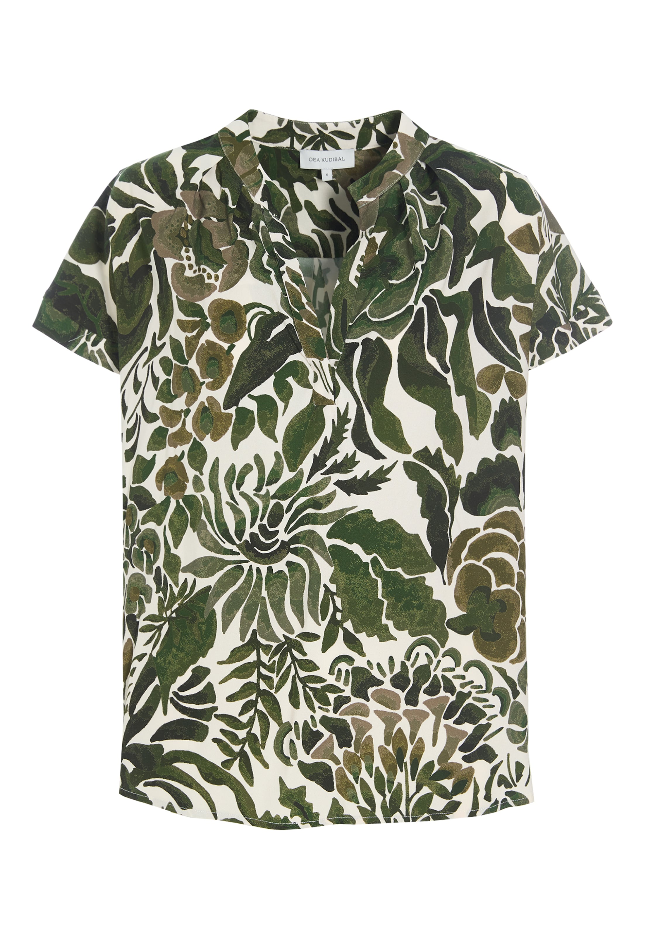 Dea Kudibal Blouse 'Calitadea ' in Green: front