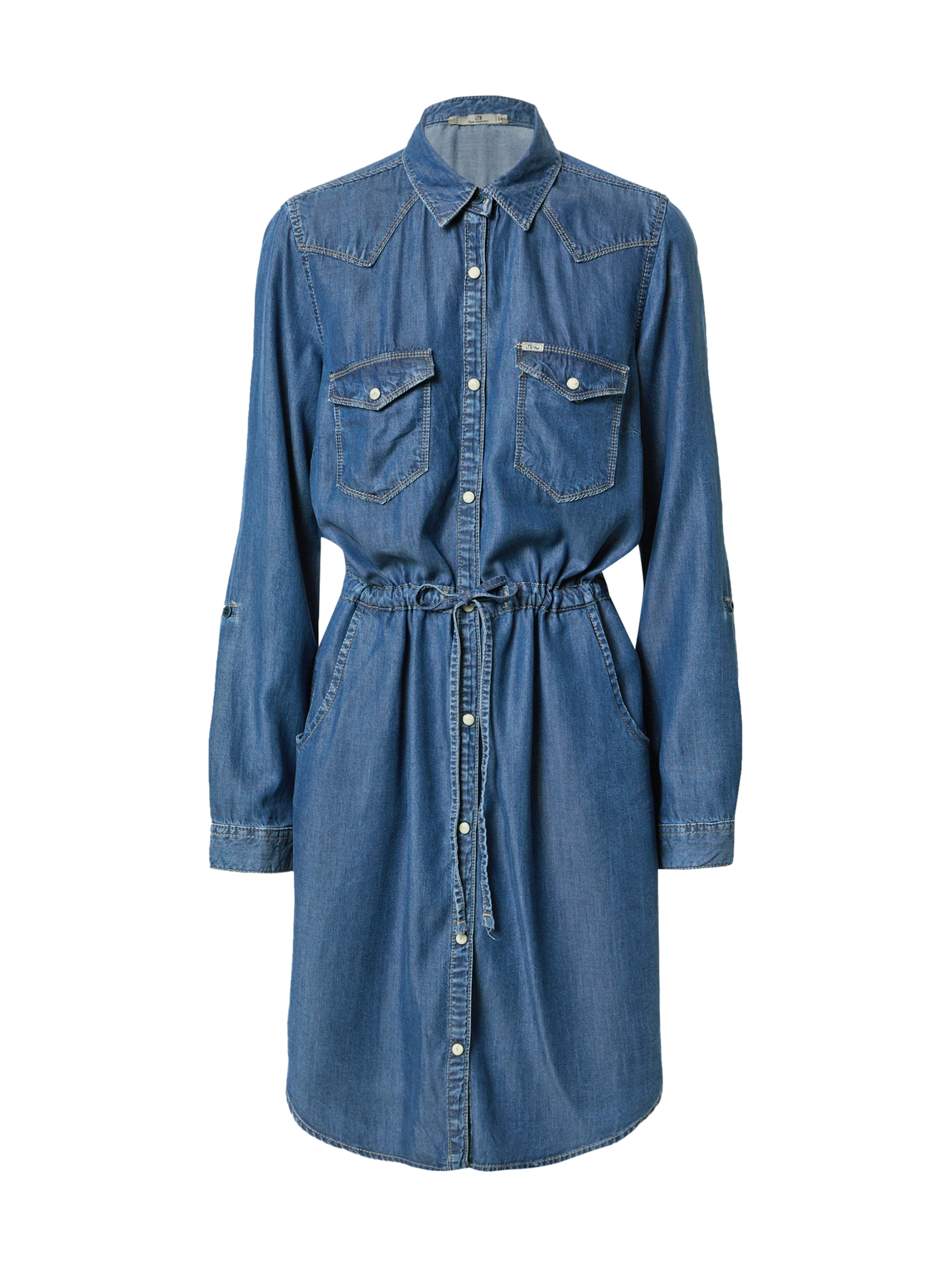 Robe-chemise 'Felice' LTB en bleu : devant