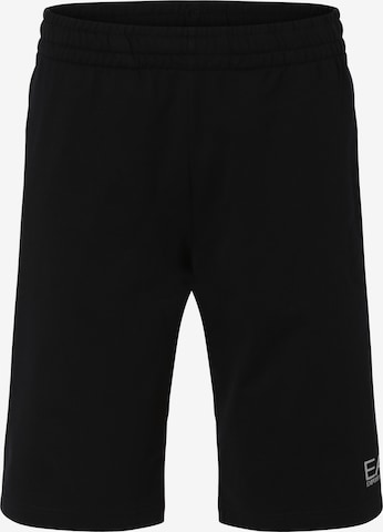 Emporio Armani Regular Broek in Blauw: voorkant