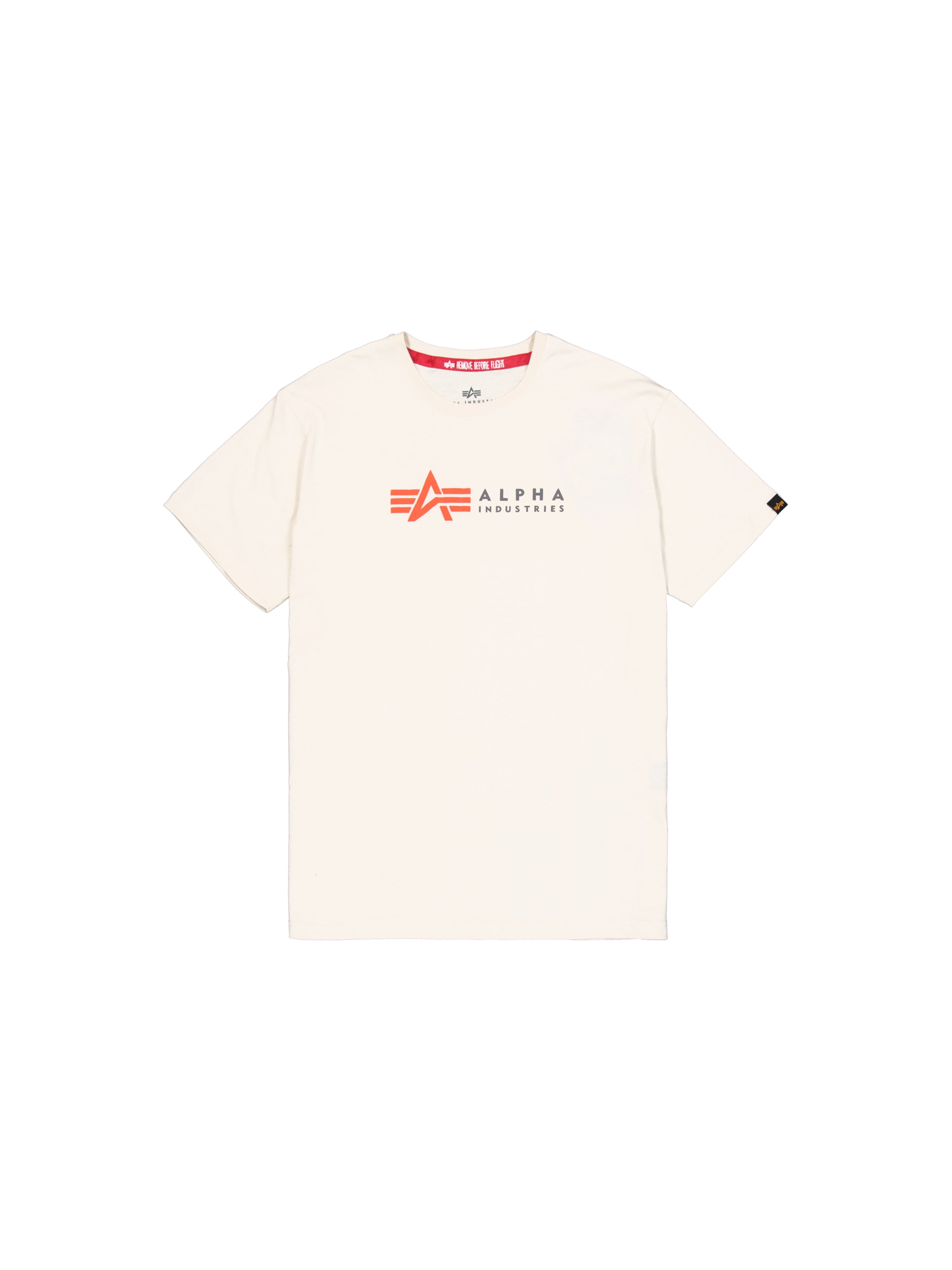 ALPHA INDUSTRIES Shirt in Wit: voorkant