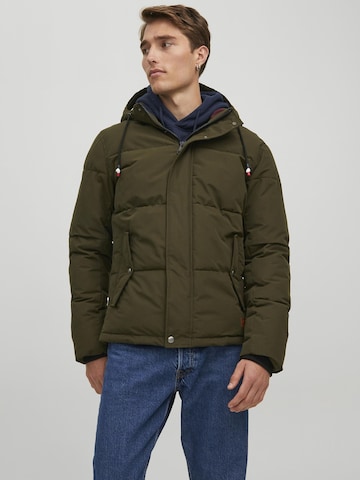 JACK & JONES - Casaco de inverno 'Timo' em verde: frente