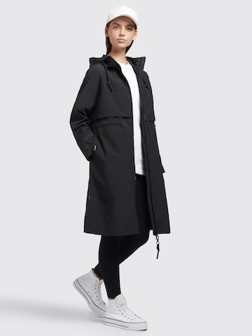 Manteau mi-saison 'Ruda' khujo en noir