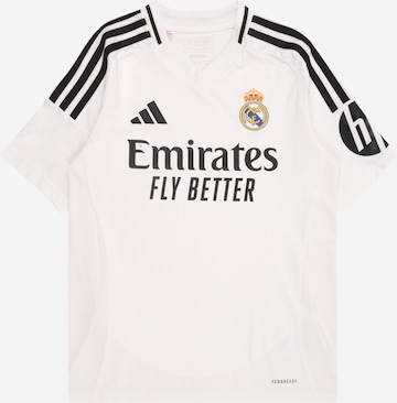 T-Shirt fonctionnel 'Real Madrid' ADIDAS PERFORMANCE en blanc : devant