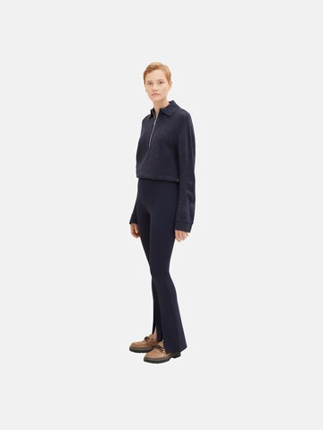 TOM TAILOR DENIM Flared Hose in Blau