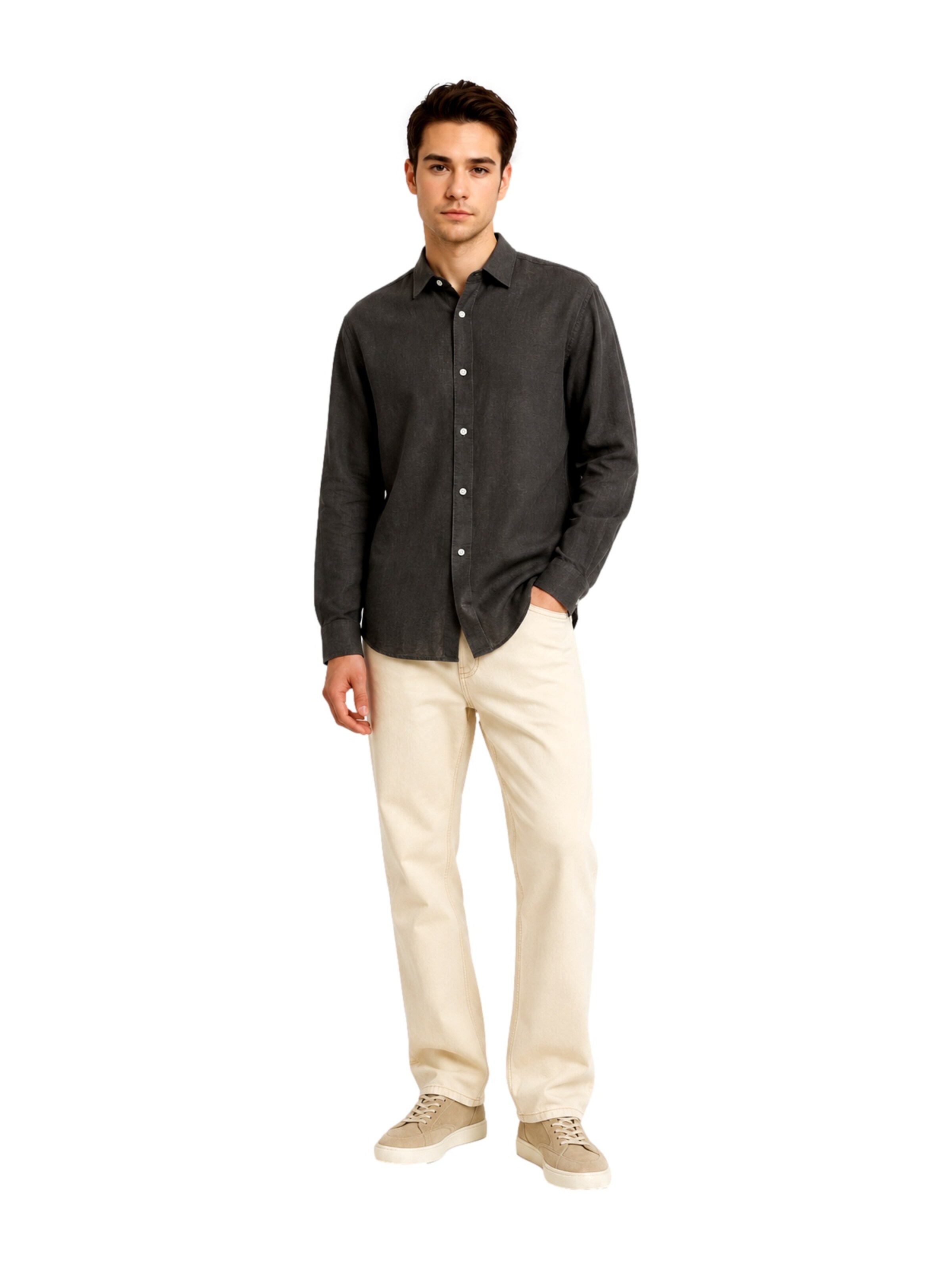 Slim fit Cămașă 'ONSCaiden' de la Only & Sons pe maro