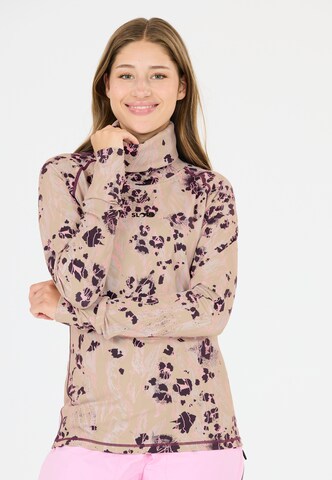 SLOPE Midlayer 'Nyland' in Beige: Vorderseite
