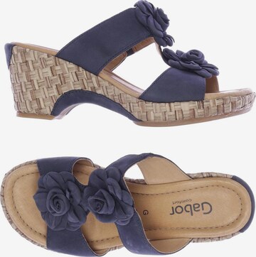 GABOR Sandals & High-Heeled Sandals in 37,5 in Blue: front