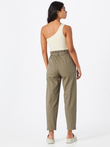 PULZ Jeans - Loosefit Pantalón plisado 'BETHANY' en marrón
