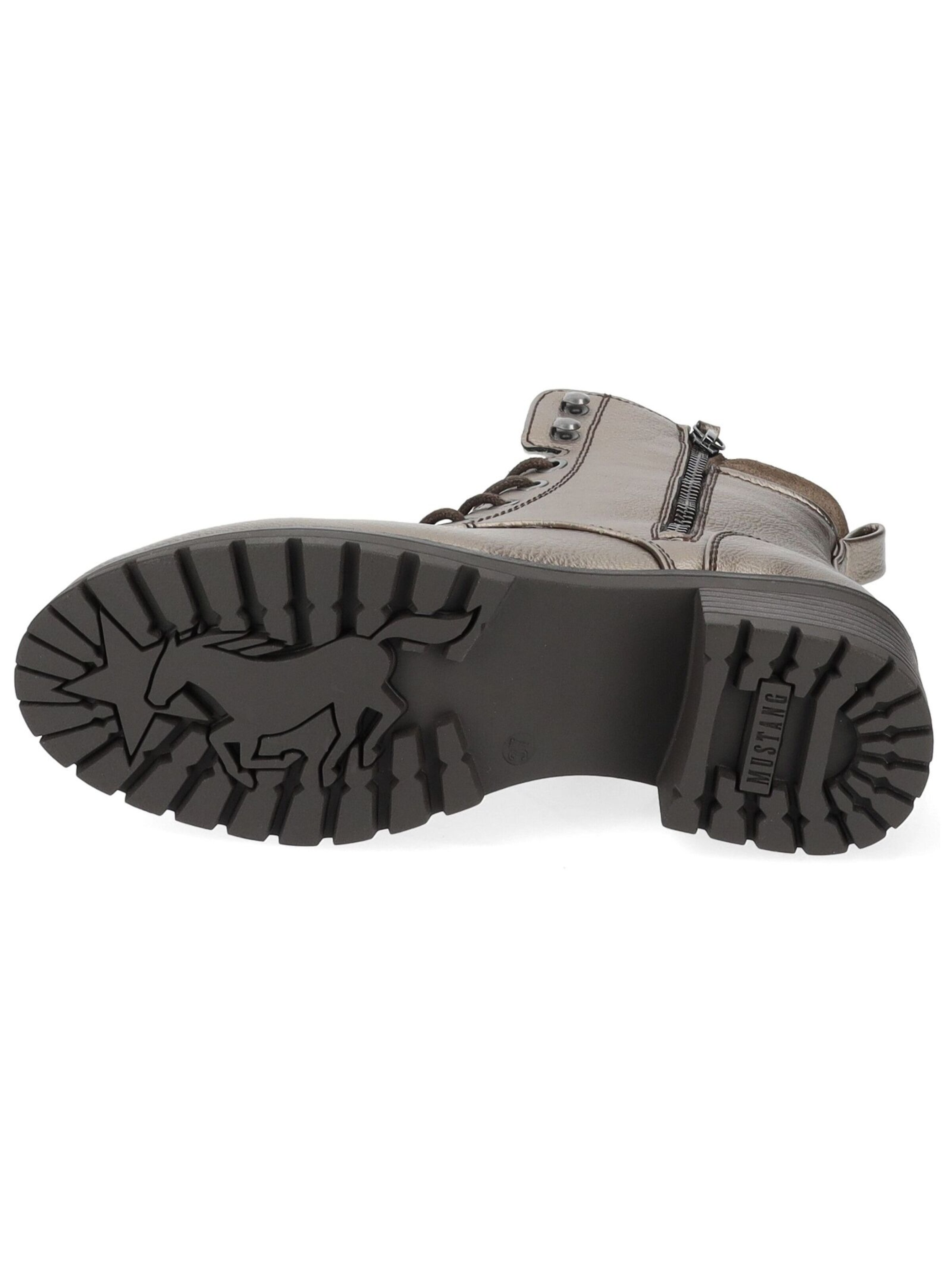 MUSTANG Lace-up bootie in Gold