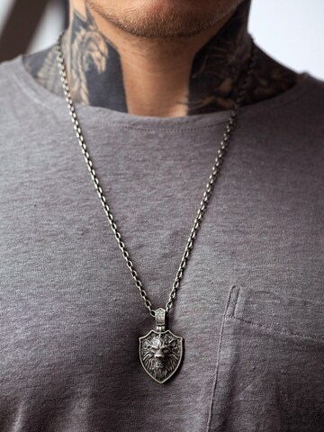 REYTEL - Colgante 'WERWOLF' en plata: frente