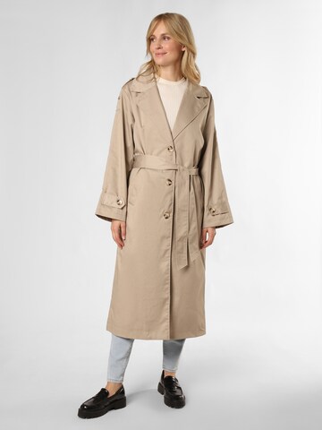 Ipuri Between-Seasons Coat in Beige: front