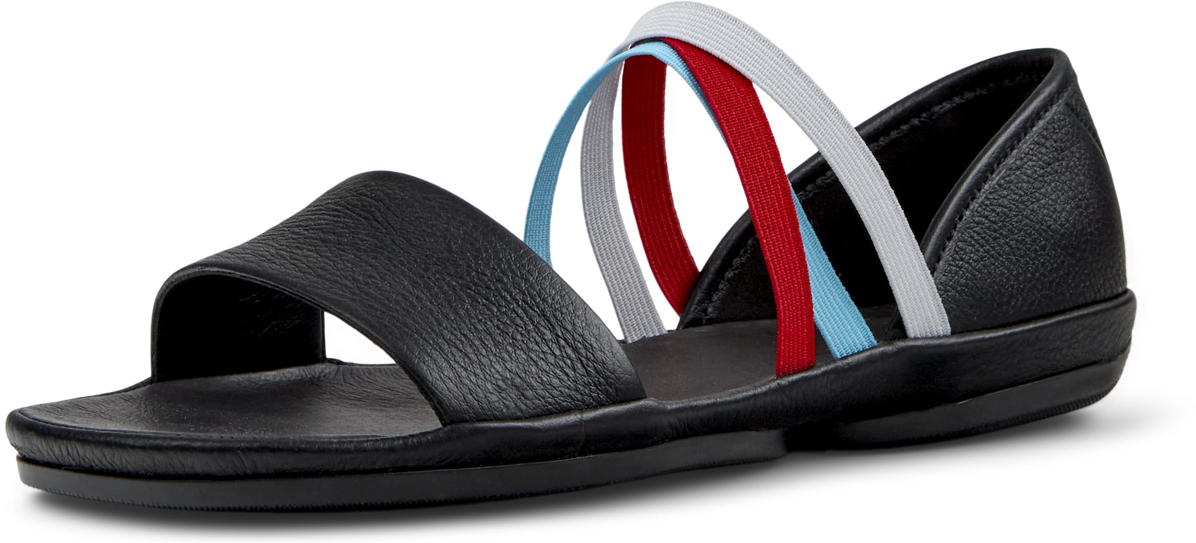 Sandales à lanières 'Twins' CAMPER en noir : devant