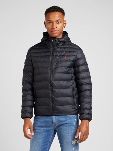 Polo Ralph Lauren Φθινοπωρινό και ανοιξιάτικο μπουφάν σε μαύρο: μπροστά