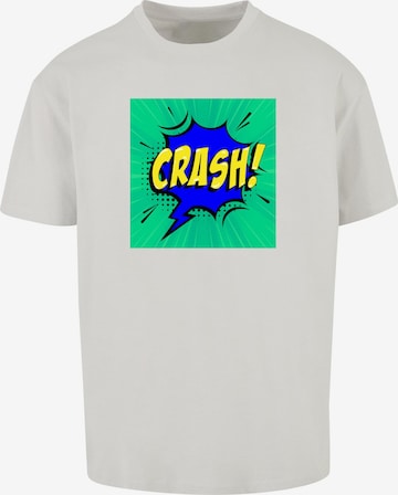 T-Shirt 'Crash Comic' Merchcode en gris : devant